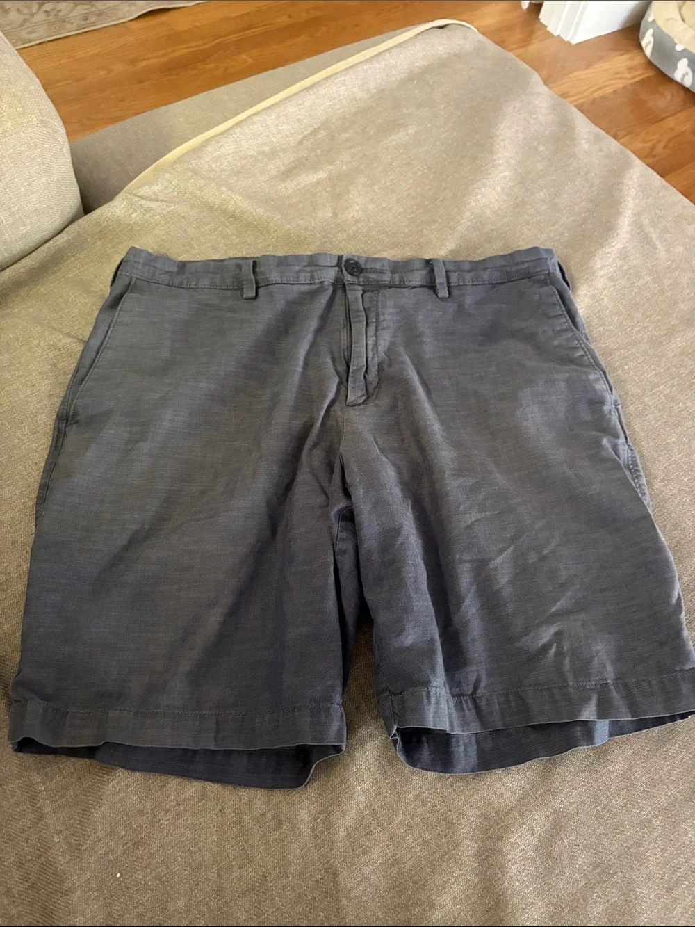 Banana Republic Navy Flat-Front Men's Shorts